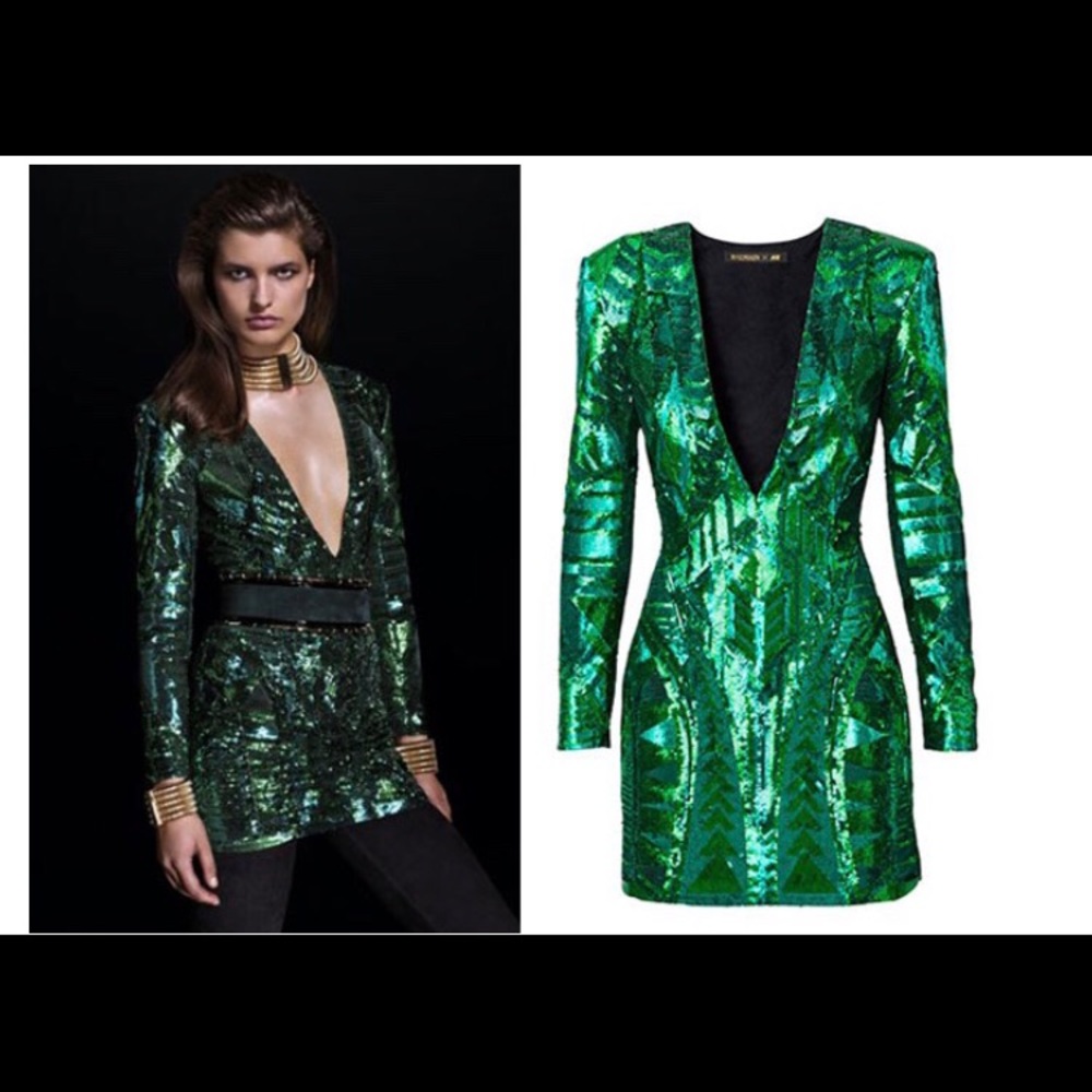 H and M x Balmain limited edition dress
